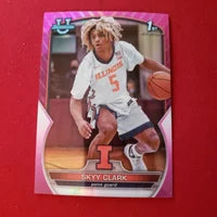 2023 Bowman U 1st Bowman Skyy Clark Pink #55 Illinois SHIPPING IS INCLUDED