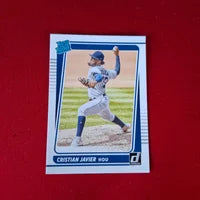 Load image into Gallery viewer, 2021 Donruss Cristian Javier Rated Rookie #42 Houston Astros SHIPPING IS INCLUDED
