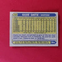 Load image into Gallery viewer, 1987 Topps Ozzie Smith #749 St Louis Cardinals HOF SHIPPING IS INCLUDED
