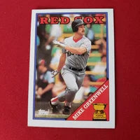 1988 Topps Mike Greenwell Gold Cup RC #493 Boston Red Sox SHIPPING IS INCLUDED