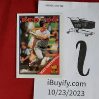 Load image into Gallery viewer, 1988 Topps Mike Greenwell Gold Cup RC #493 Boston Red Sox SHIPPING IS INCLUDED
