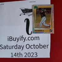 Load image into Gallery viewer, 2021 Donruss Nick Gonzales Rated Prospect Rapture Parallel Pirates SHIPPING IS INCLUDED

