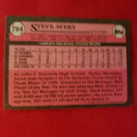 Load image into Gallery viewer, 1989 Topps Steve Avery RC #784 Atlanta Braves SHIPPING IS INCLUDED
