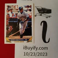 Load image into Gallery viewer, 1993 Topps Ken Griffey Jr. #179 Seattle Mariners HOF SHIPPING IS INCLUDED
