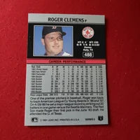 Load image into Gallery viewer, 1991 Leaf Series 1 Roger Clemons #488 Boston Red Sox SHIPPING IS INCLUDED
