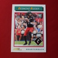 Load image into Gallery viewer, 2022 Score Desmond Ridder RC #183 Cincinnati Bearcats/Falcons SHIPPING INCLUDED
