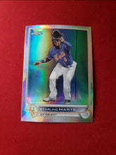 Load image into Gallery viewer, 2022 Topps Chrome Starling Marte #132 New York Mets SHIPPED AND INSURED
