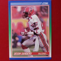 Load image into Gallery viewer, 1990 Score Deion Sanders #95 HOF 2nd Year Atlanta Falcons SHIPPING IS INCLUDED

