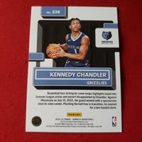 Load image into Gallery viewer, 2023 Donruss Kennedy Chandler Rated Rookie Green Laser #236 Tennessee Volunteers Memphis Grizzlies SHIPPING IS INCLUDED
