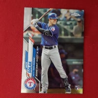 Load image into Gallery viewer, 2020 Topps Chrome Nick Solak RC Debut #U-60 Texas Rangers SHIPPING INCLUDED
