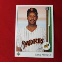 Load image into Gallery viewer, 1989 Upper Deck Sandy Alomar Jr RC #5 San Diego Padres SHIPPING ALWAYS INCLUDED
