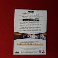 Load image into Gallery viewer, 2015 Topps Platinum Peyton Manning #18 Denver Broncos SHIPPING INCLUDED
