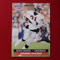 1991 Pro Set Deion Sanders #21 HOF SHIPPING IS INCLUDED