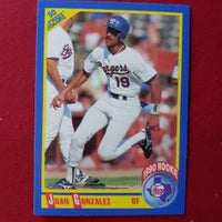 1990 score Juan Gonzalez RC #637 Texas Rangers HOF SHIPPING IS INCLUDED