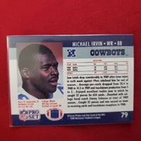Load image into Gallery viewer, 1990 Pro Set Michael Irvin #79 Dallas Cowboys HOF SHIPPING IS INCLUDED

