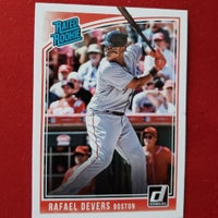 2018 Donruss Rafael Devers RC Rated Rookie #35 Boston Red Sox SHIPPING INCLUDED