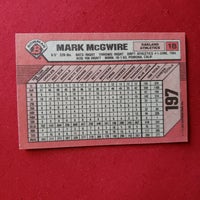 Load image into Gallery viewer, 1989 Bowman Tiffany Mark McGwire #197 Oakland Athletics SHIPPING IS INCLUDED
