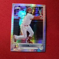 Load image into Gallery viewer, 2023 Topps Chrome Anthony Rendon #126 X-Fractor Angels SHIPPED AND INSURED
