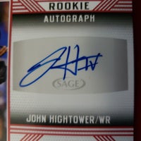 Load image into Gallery viewer, 2020 Sage Hit John Hightower RC Auto Boise State Broncos/Chargers SHIPPING IS INCLUDED
