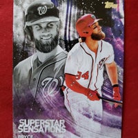 Load image into Gallery viewer, 2018 Topps Bryce Harper Superstar Sensations Wash Nationals SHIPPING IS INCLUDED
