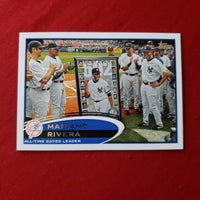 2012 Topps Mariano Rivera #109 All-Time Saves Leader Yankees HOF SHIPPING INCLUDED