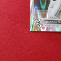 Load image into Gallery viewer, 2023 Topps Chrome Lourdes Gurriel Jr. Toronto Blue Jays Black &amp; White Raywave SHIPPING IS INCLUDED
