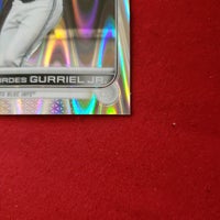 Load image into Gallery viewer, 2023 Topps Chrome Lourdes Gurriel Jr. Toronto Blue Jays Black &amp; White Raywave SHIPPING IS INCLUDED
