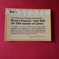 Load image into Gallery viewer, 1989 Topps Nolan Ryan Record Breakers #6 Houston Astros HOF SHIPPING IS INCLUDED
