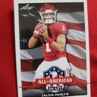 Load image into Gallery viewer, 2020 Leaf Draft All-American Jalen Hurts RC #7 Oklahoma Sooners/Philadelphia Eagles SHIPPING INCLUDED
