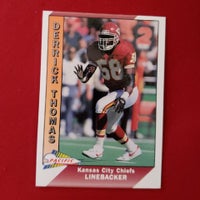 Load image into Gallery viewer, 1991 Pacific Derrick Thomas #222 K.C. Chiefs R of H SHIPPING INCLUDED
