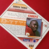 Load image into Gallery viewer, 1991 Pacific Derrick Thomas #222 K.C. Chiefs R of H SHIPPING INCLUDED
