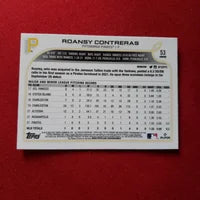 Load image into Gallery viewer, 2022 Topps Chrome Roansy Contreras RC #53 Pittsburgh Pirates SHIPPING IS INCLUDED

