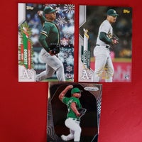 Load image into Gallery viewer, Jesus Luzardo RC Lot (3 RC Cards) Miami Marlins SHIPPING IS INCLUDED
