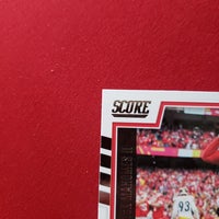 Load image into Gallery viewer, 2022 Score Patrick Mahomes II Celebration #C-PM KC Chiefs Texas Tech Red Raiders SHIPPING IS INCLUDED
