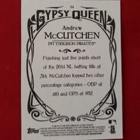 Load image into Gallery viewer, 2015 Topps Gypsy Queen Andrew McCutchen #34 Pittsburgh Pirates SHIPPED &amp; INSURED
