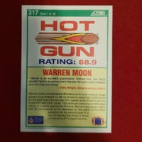 Load image into Gallery viewer, 1990 Score Warren moon #317 Hot Gun Houston Oilers HOF SHIPPED AND INSURED
