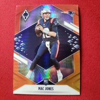 2021 Phoenix Mac Jones Fireburst RC #109 Alabama Crimson Tide/Patriots SHIPPED AND INSURED ALWAYS CRISP, CLEAN & READY FOR GRADING