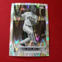 2023 Topps Chrome Jared Walsh Black & White Raywave LA Angels SHIPPED & INSURED