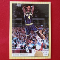 Load image into Gallery viewer, 1993 Classic Chris Webber RC #1 Michigan Wolverines HOF SHIPPING INCLUDED
