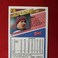 Load image into Gallery viewer, 1993 Topps Jim Kelly Buffalo Bills Legend #170 SHIPPING IS INCLUDED
