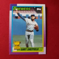 1990 Topps Gary Sheffield RC #718 Milwaukee Brewers SHIPPED AND INSURED