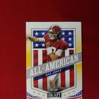 Load image into Gallery viewer, 2021 Leaf Draft Mac Jones #46 All American N.E. Patriots Alabama Crimson Tide SHIPPING INCLUDED
