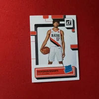2023 Donruss Shaedon Sharpe Rated Rookie #207 Portland Trailblazers SHIPPED AND INSURED