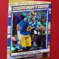 Load image into Gallery viewer, 2020 Donruss Aaron Donald Dominators #D-AD L.A. Rams Pitt SHIPPING IS INCLUDED

