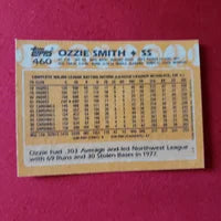 Load image into Gallery viewer, 1988 Topps Ozzie Smith #460 St Louis Cardinals HOF SHIPPING IS INCLUDED
