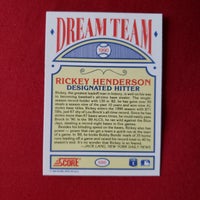 Load image into Gallery viewer, 1990 Score Dream team Rickey Henderson #656 Oakland A&#39;s HOF SHIPPING IS INCLUDED

