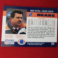 Load image into Gallery viewer, 1990 Pro Set Mike Ditka #59 Bears HOF SHIPPING INCLUDED
