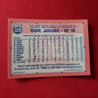 Load image into Gallery viewer, 1991 Topps 40th David Justice RC #329 Atlanta Braves SHIPPING IS INCLUDED
