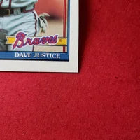 Load image into Gallery viewer, 1991 Topps 40th David Justice RC #329 Atlanta Braves SHIPPING IS INCLUDED
