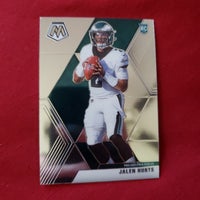 Load image into Gallery viewer, 2020 Mosiac Jalen Hurts RC Base #222 Oklahoma Sooners Philadelphia Eagles SHIPPING IS INCLUDED
